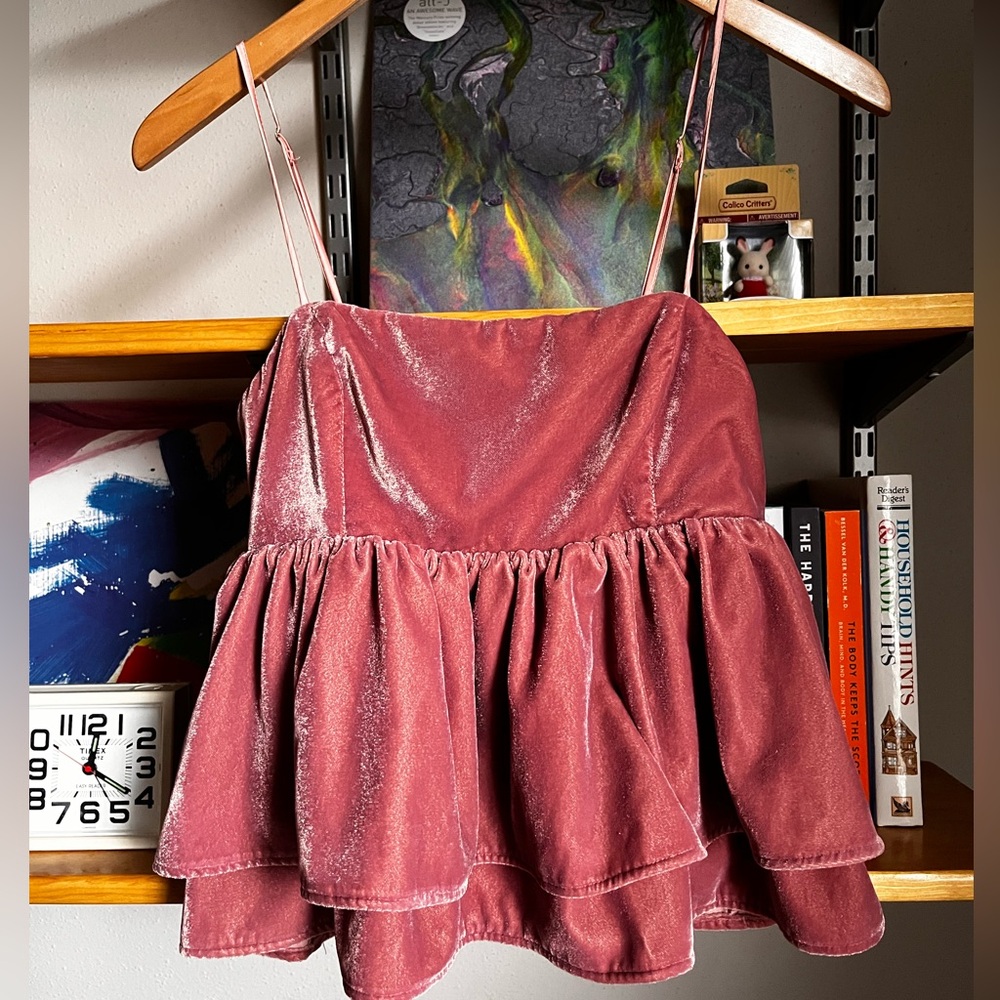 Urban Outfitters Velvet Top